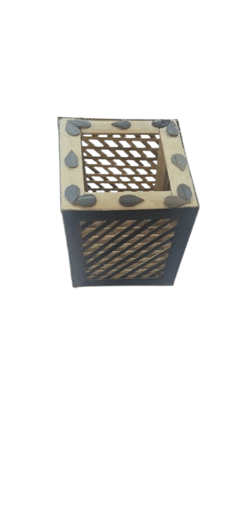 Bamboo pen stand view 2