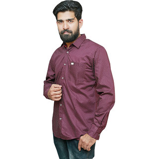 NOT A TOY Brown Printed Shirt view 2