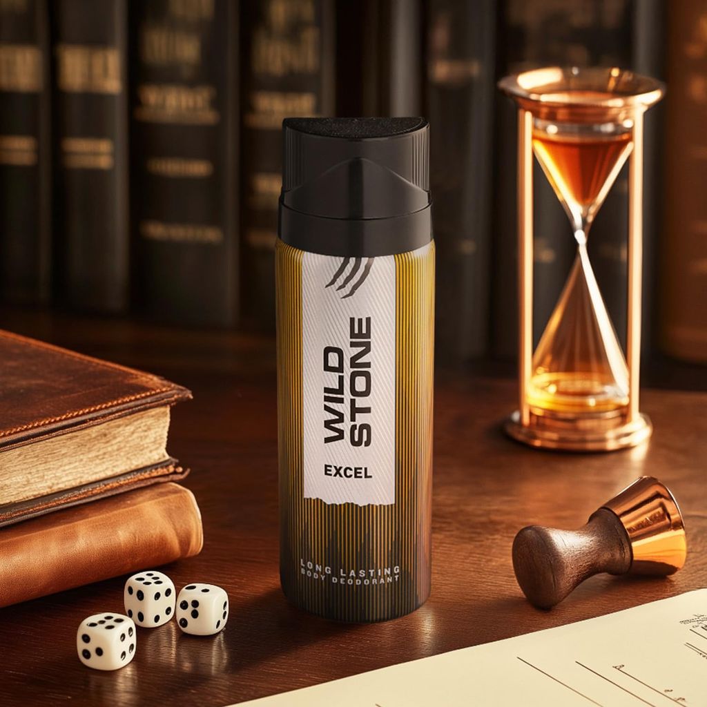 Wild Stone Excel Deodorant for Men, 150ml(Pack of 3) | Best Deo for Office | A Long-Lasting Body Spray for Men | Excel Body Spray with Woody Fragrance view 2