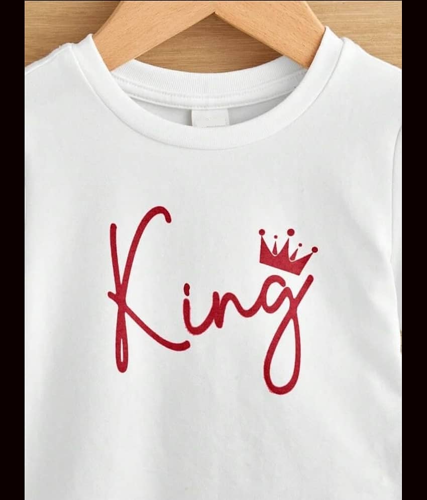 CUTEVIBE Pack of 1 Boys Cotton Blend T-Shirt & Shorts Set ( White ) view 2