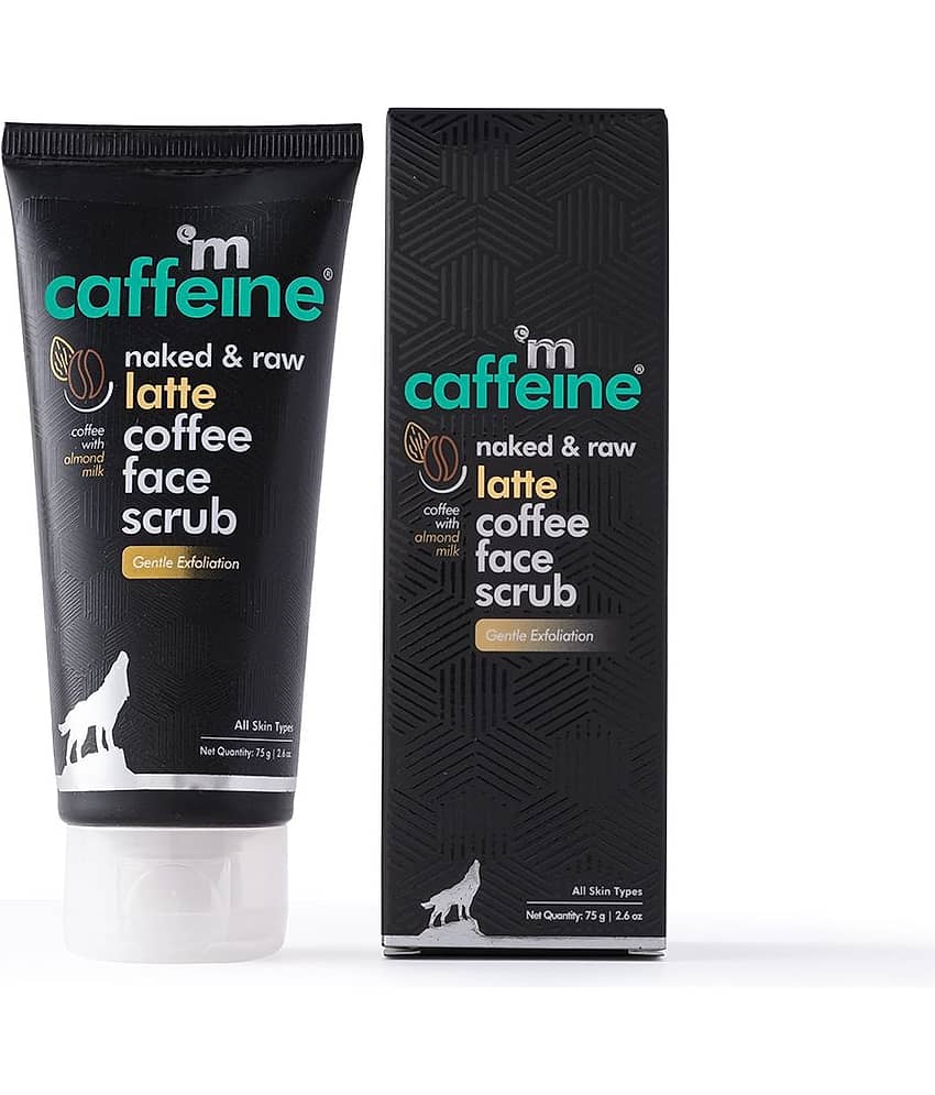 mCaffeine Moisturizing Latte Face Scrub 75gm (Pack of 1) view 2