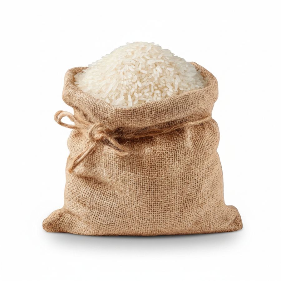Premium White Rice - 20 kg - One jute bag view 2