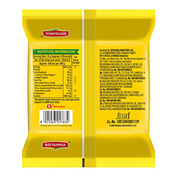 Britannia 50 50 Maska Chaska Biscuits 105 Gms view 2