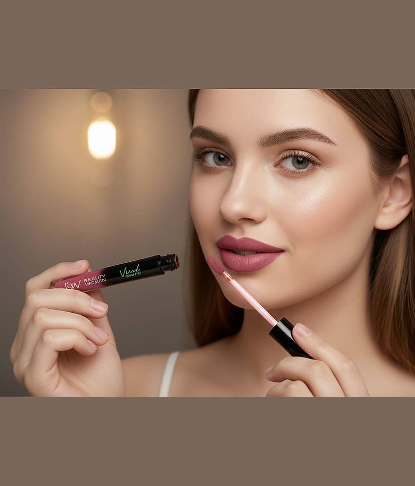 Beauty Women Nude Matte Long Lasting Liquid Lipstick ( Pack of 1 ) view 2