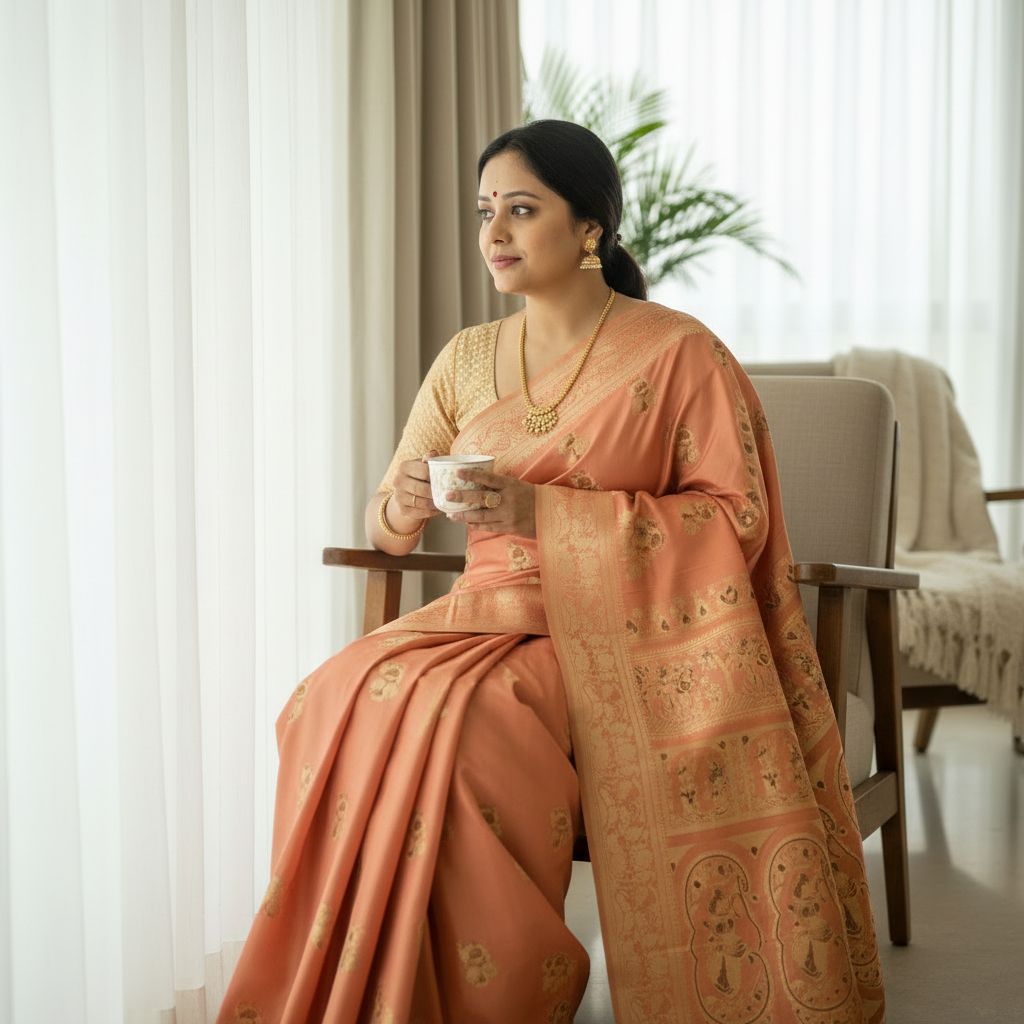 Meera Floral Printed Saree