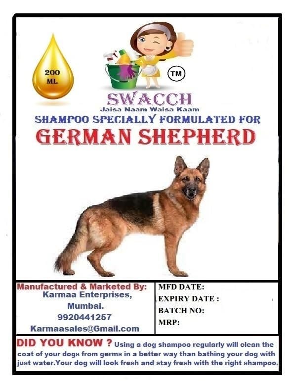 SWACCH Premium Shampoo for German Shepherd (200ML) Jasmine view 2