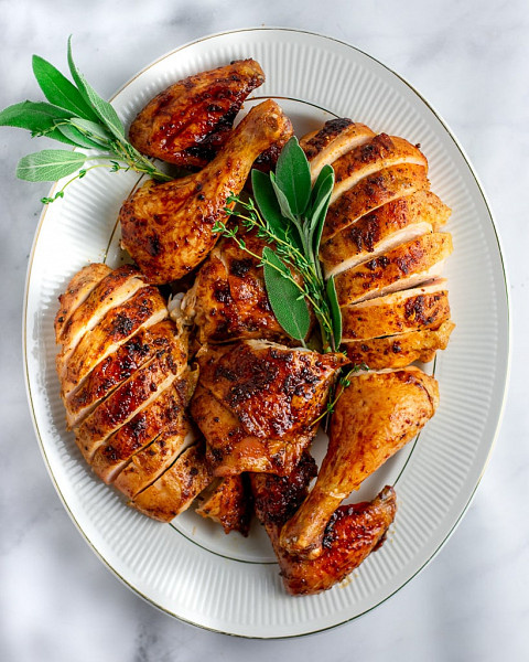 Classic roast chicken [corner cut 10 pc]