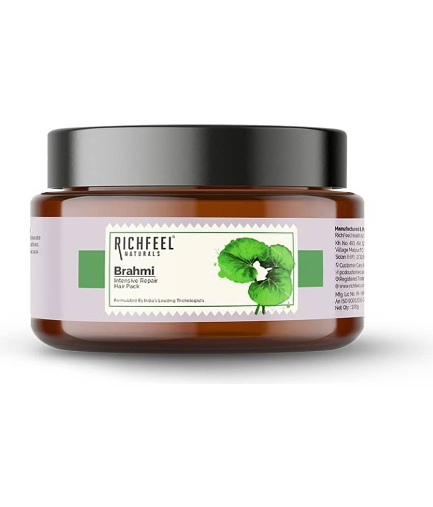 Richfeel Brahmi Intensive Repair Hair Pack 100 G view 2