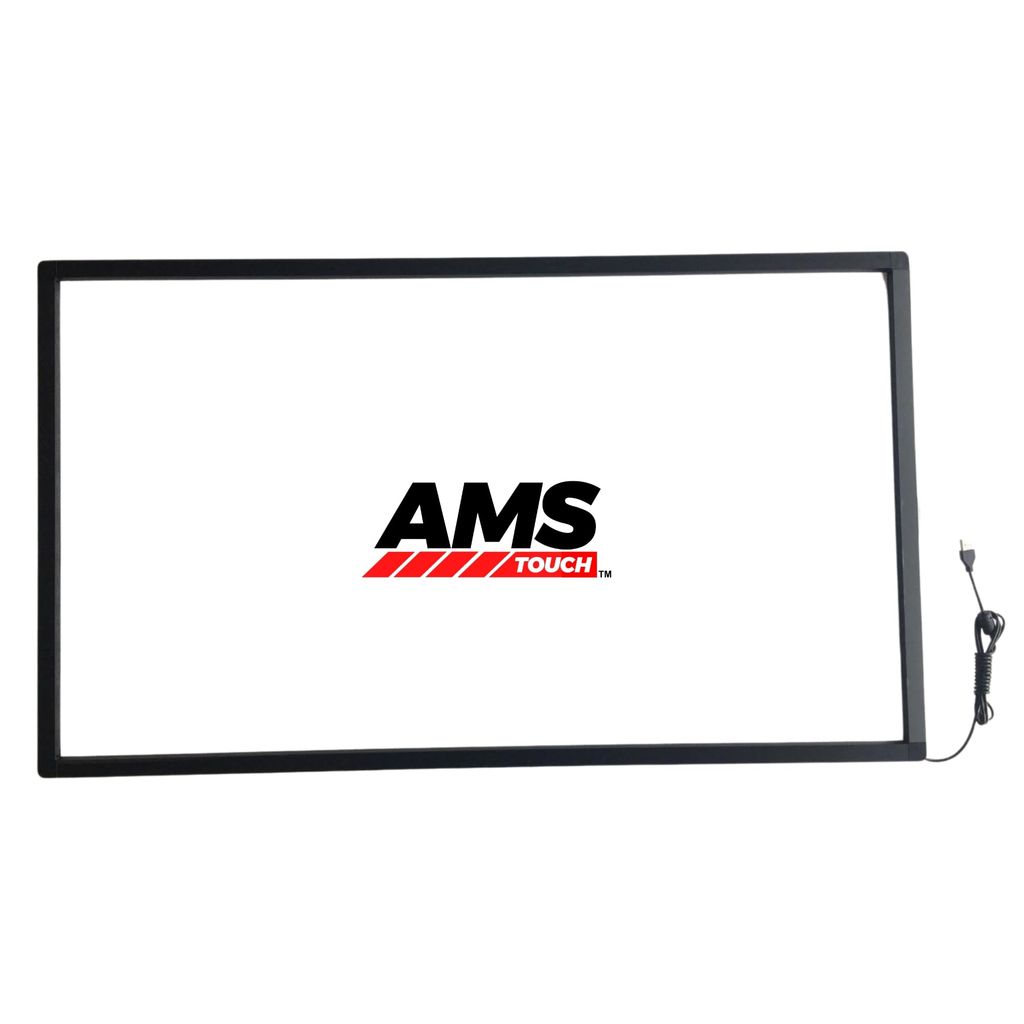 32" AMS Infrared Touchscreen Overlay Without Glass, 40 Finger Multi-Touch Points with Gesture Support, USB-HID Plug & Play