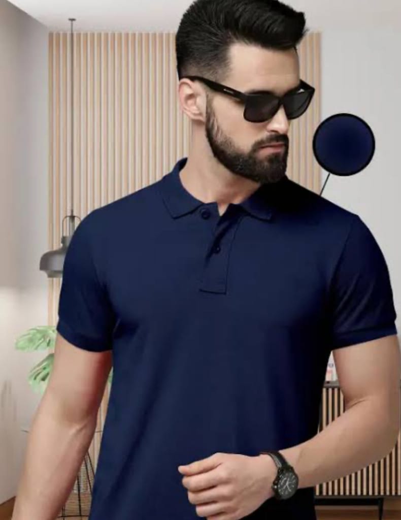 Classic Black Polo T-Shirt for Men