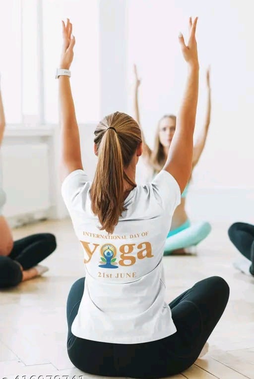 International Day of Yoga T-Shirt view 2