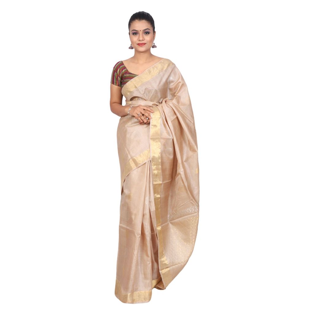 HANDLOOM KOSA SAREE WITH BLOUSE (SKU - 1ST103081220 SAREE- 148) view 2