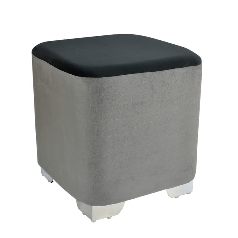ShadowKart Ottoman Pouffes Sitting Stool for Living Room Furniture Wooden Footstools Puff Mudda Footrest Pouff for Office Home Decor, Combo view 2