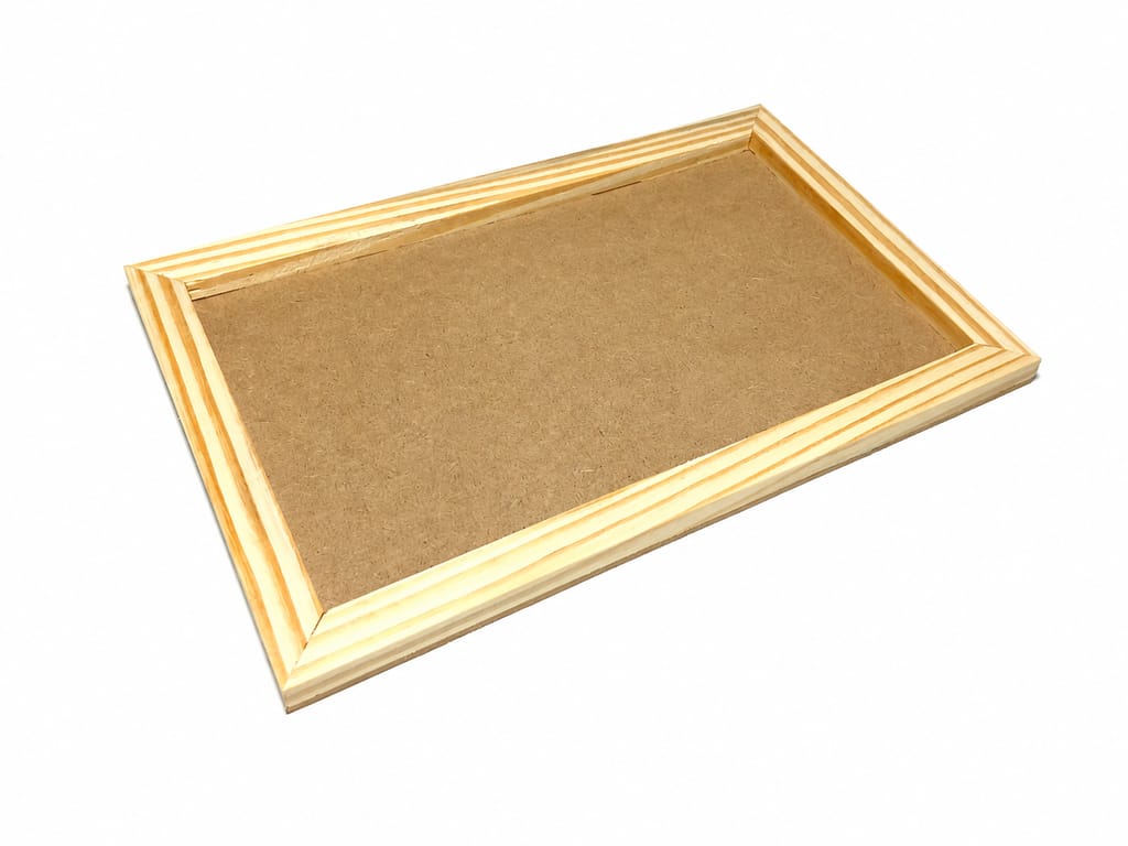 DEVESHA DIY Wooden MDF Frame Base, 12 x 8 Inch (Pack of 1) | Resin Frame for Art, Craft and Decoration view 2