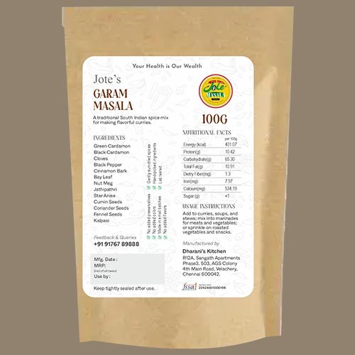 Jote Masala Garam Masala 100 Gms view 2