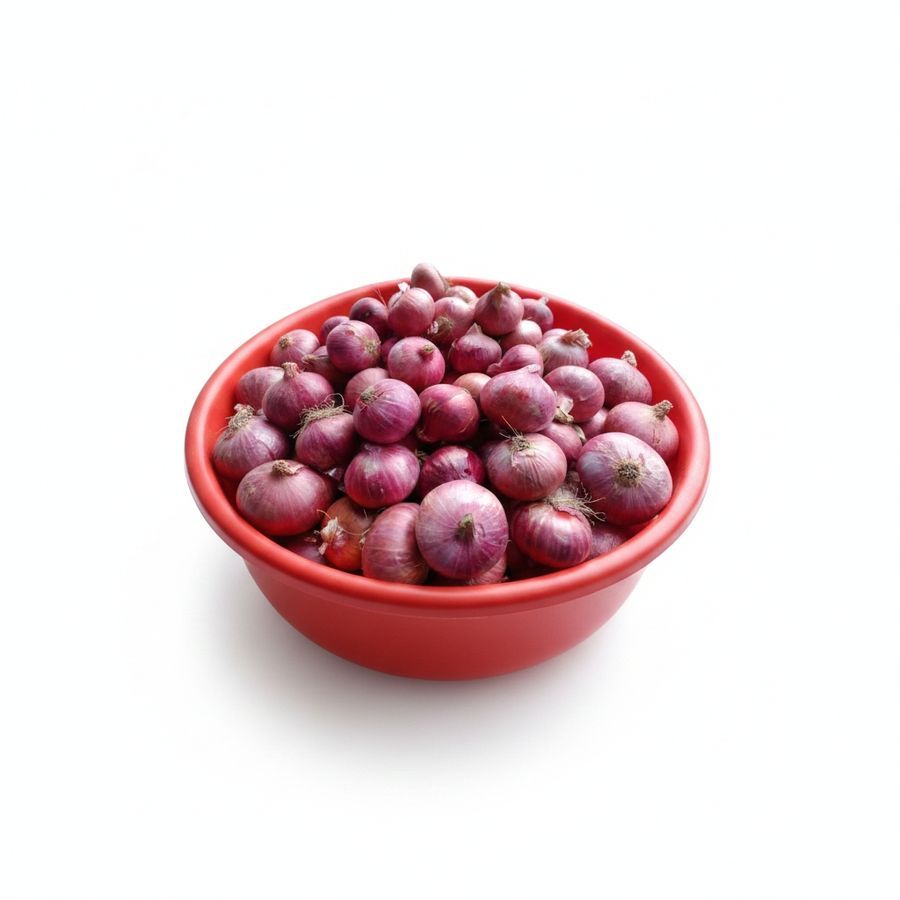 Fresh Red Onions - 20 kg - One bowl of fresh red onions