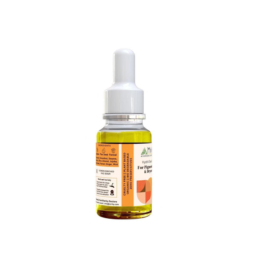 MrilQ Hydra Oil Serum | 12 hours Hydration & Glow | Daily Use | Normal, Dry, Combination & Matured skin view 2