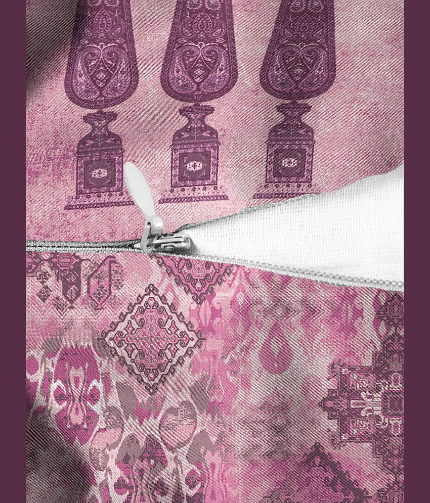 Houzzcode Single Pink Pillow Cover view 2