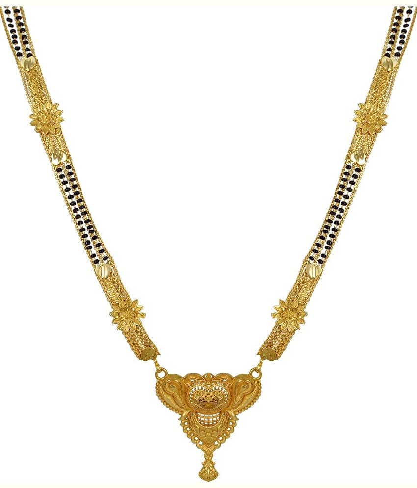 JIPPA - Golden Mangalsutra ( Pack of 1 ) view 2