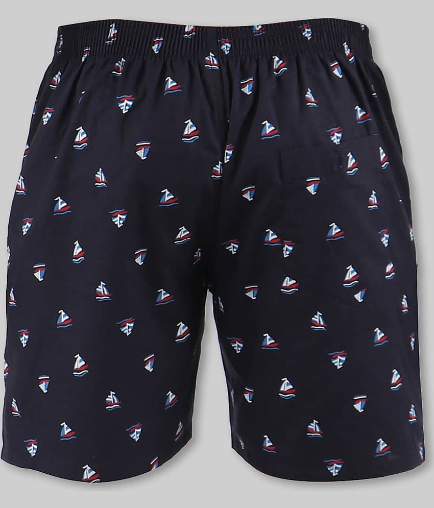 Supersquad Pack of 1 Cotton Boxers For Men's ( Dark Green ) view 2