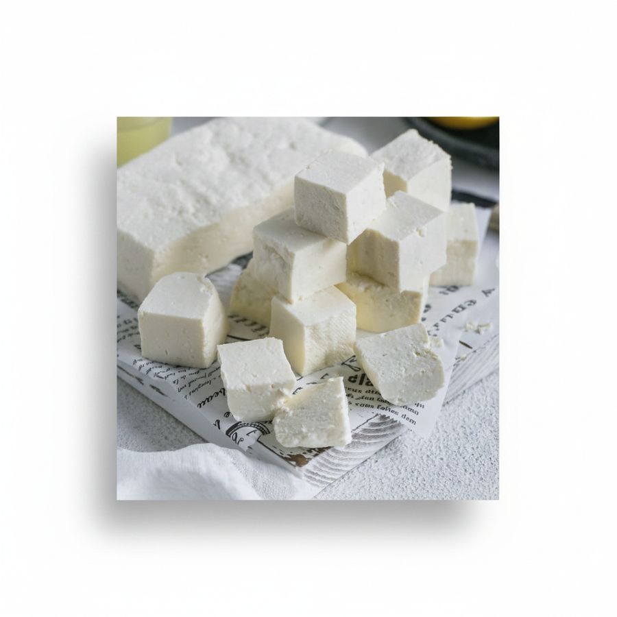 Premium Fresh Paneer - 1 kg - One block of fresh paneer view 2