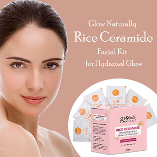 Globus Naturals Rice Ceramide 6 Step Facial Kit For Korean Glass Skin 40 gm view 2