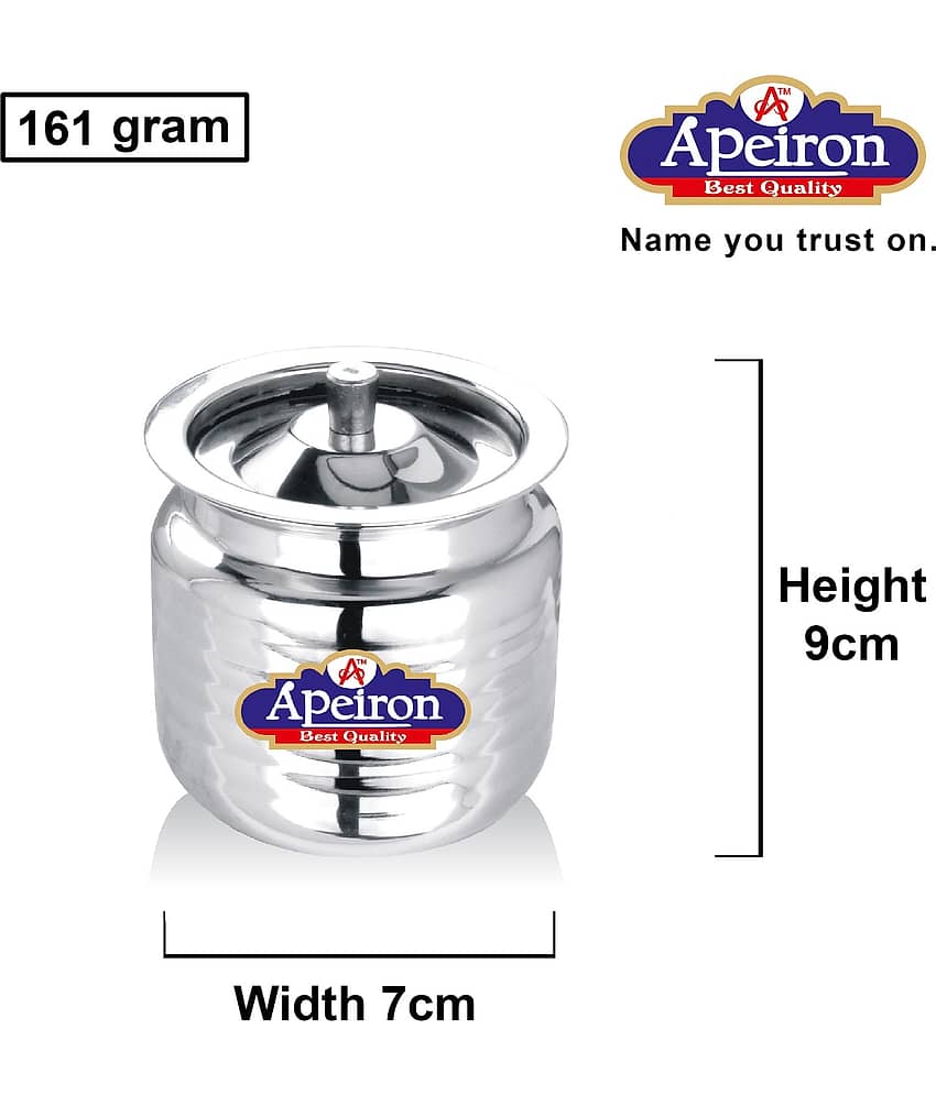APEIRON GHEE POT Steel Food Container Set of 2 300 mL view 2