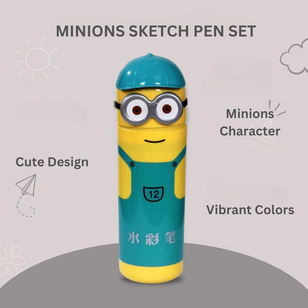 Minion Multi-Colour Sketch Pen Box view 2