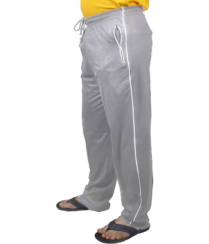 Reoutlook Blue Cotton Blend Men's Trackpants ( Pack of 1 ) view 2