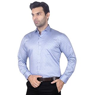 DUKUL Men'ss Printed Cotton Shirt Full Sleeve Regular Fit | Perfect for Formal & Casual Wear view 2