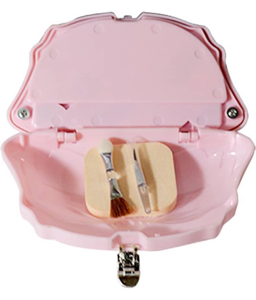 ADS Makeup Kit for Girls|12,Eye Shadow|3,Lip Color|2,Blusher|2,Face Powder|With Sponge & Brush view 2