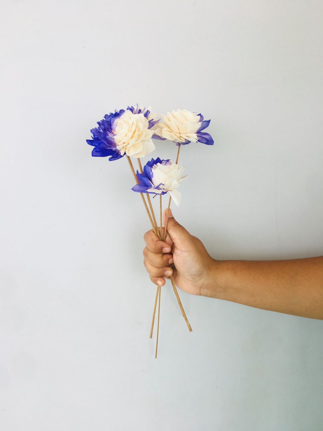 Purple Dahlia Sola Flower (5pcs) view 2