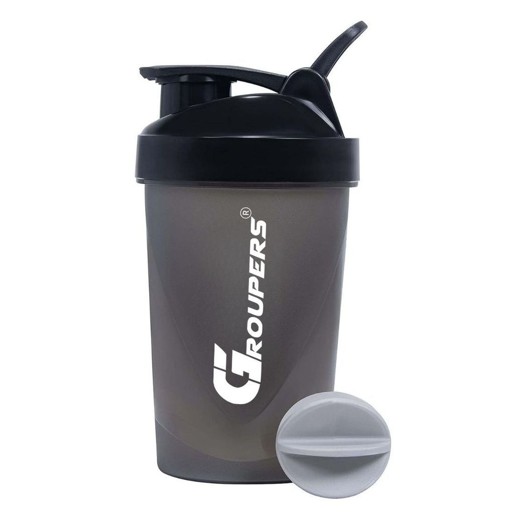GROUPERS Duffel Bag l Gym Bags l Gym Gloves l Gym Shaker Bottle-400 ML view 2