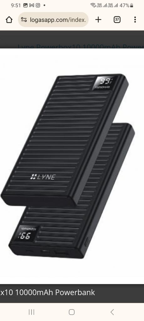 Lapcare Powerbox10 10000mAh Powerbank view 2
