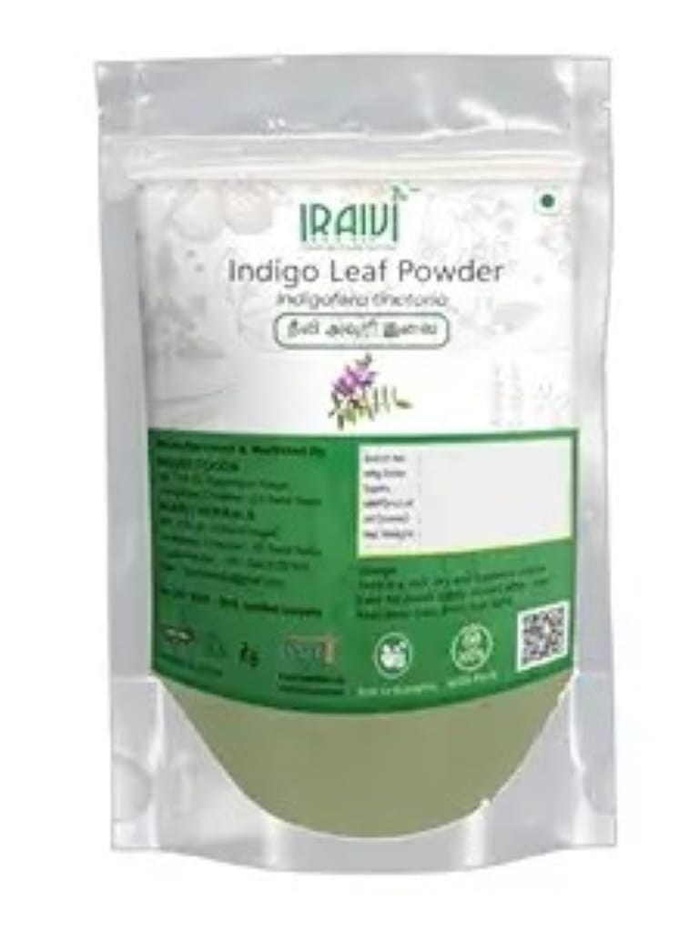 IRAIVI Indigo Leaf Powder Neeli (Avuri)-100Gram | Pure & Natural