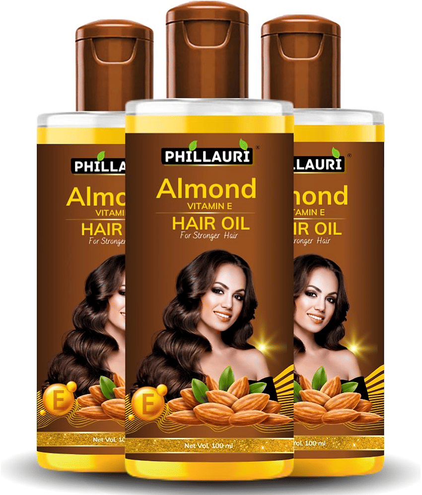 Phillauri Hair Growth Almond Oil 300 ml ( Pack of 3 )