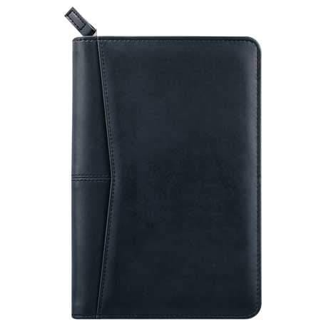 Smart Zipper Portfolio with Gusseted Document Pocket, Writing pad Size A5 view 2