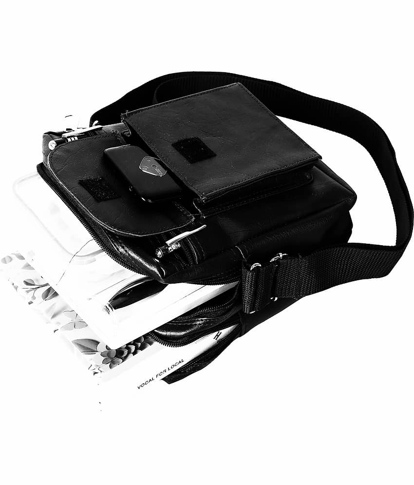 Luggage world 10 Ltrs Black Sling Bag for Unisex view 2