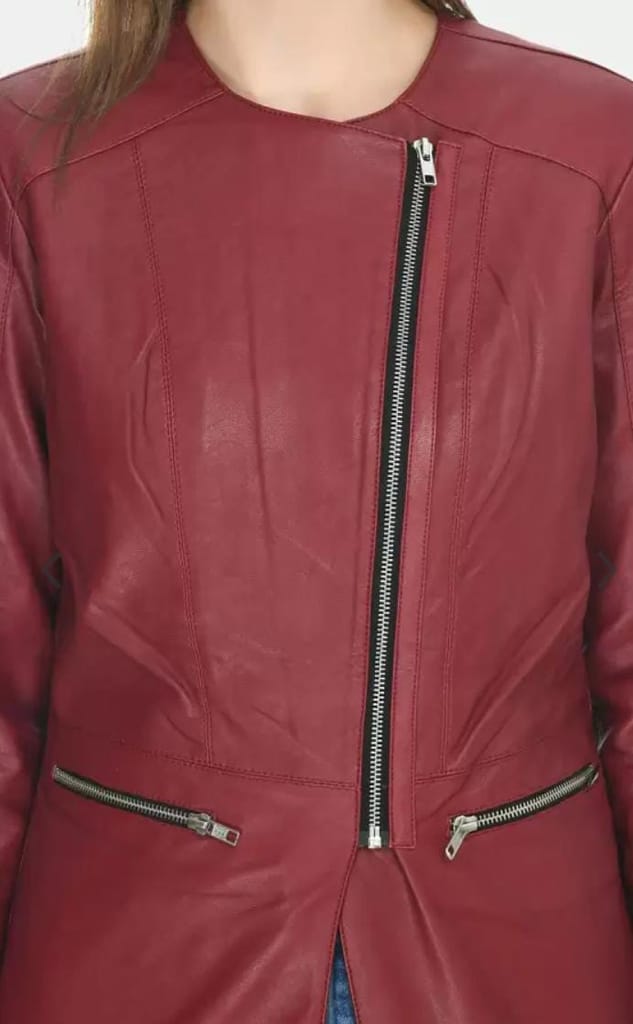 Women Leather Jacket view 2