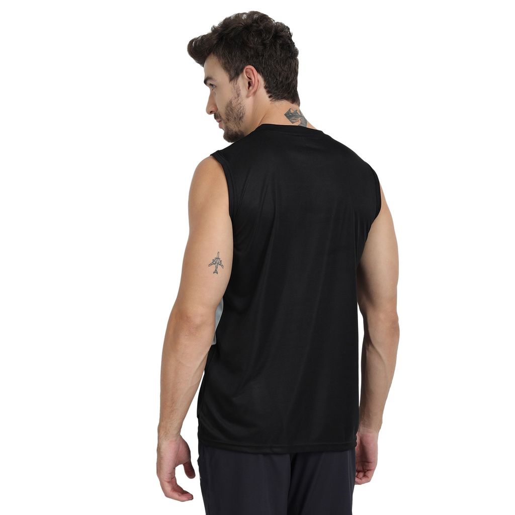 FTX Men Colorblock Round Neck Sleeveless Tshirt view 2