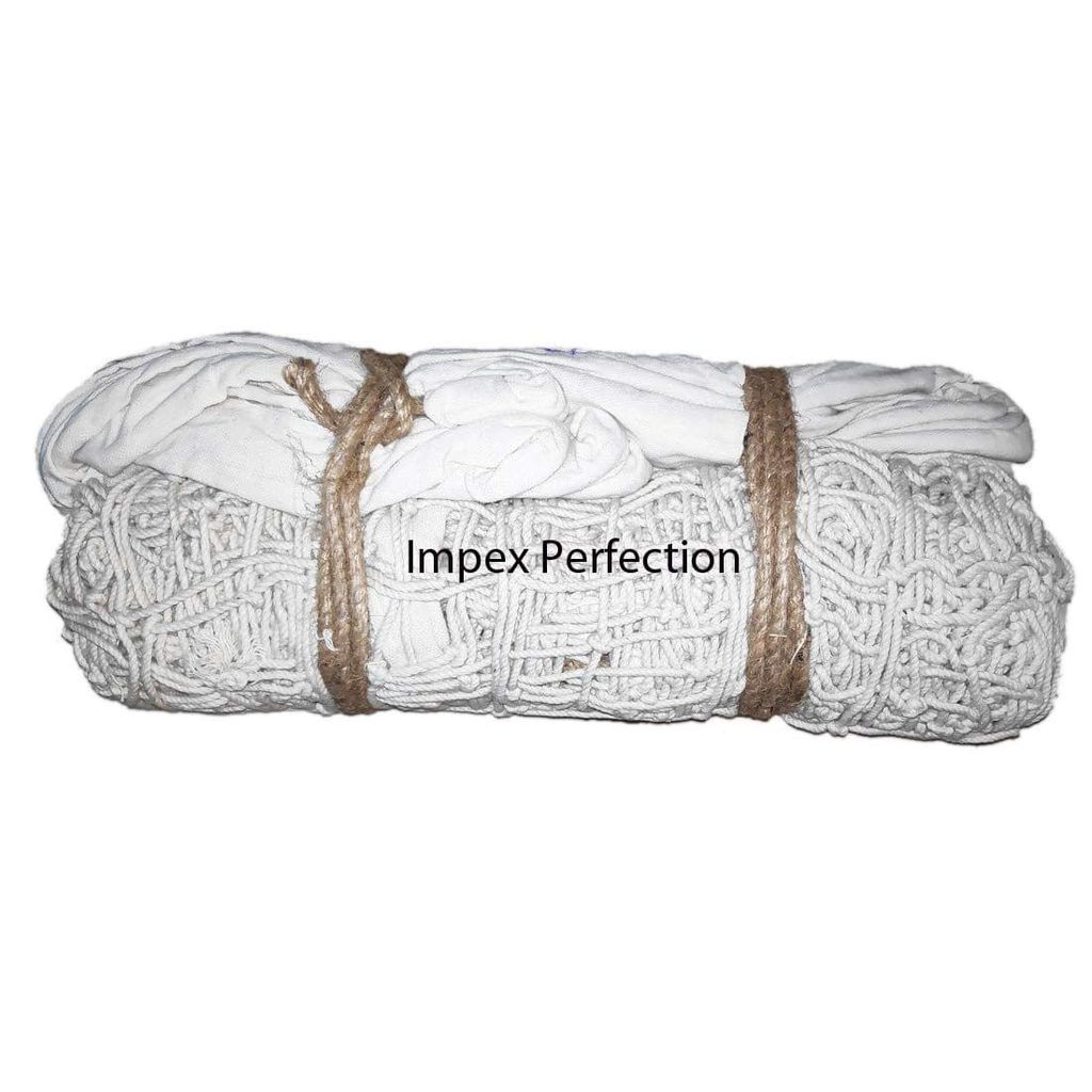 Prozone KOSKO Cotton Shooting Ball Net, 2.5 MM, 4 Side Canvas Tape White view 2