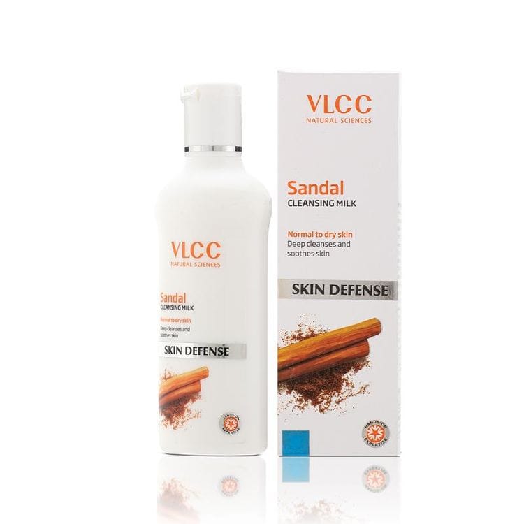 VLCC Sandal Skin Defense Cleansing Milk - Normal to Dry Skin (100ml) view 2
