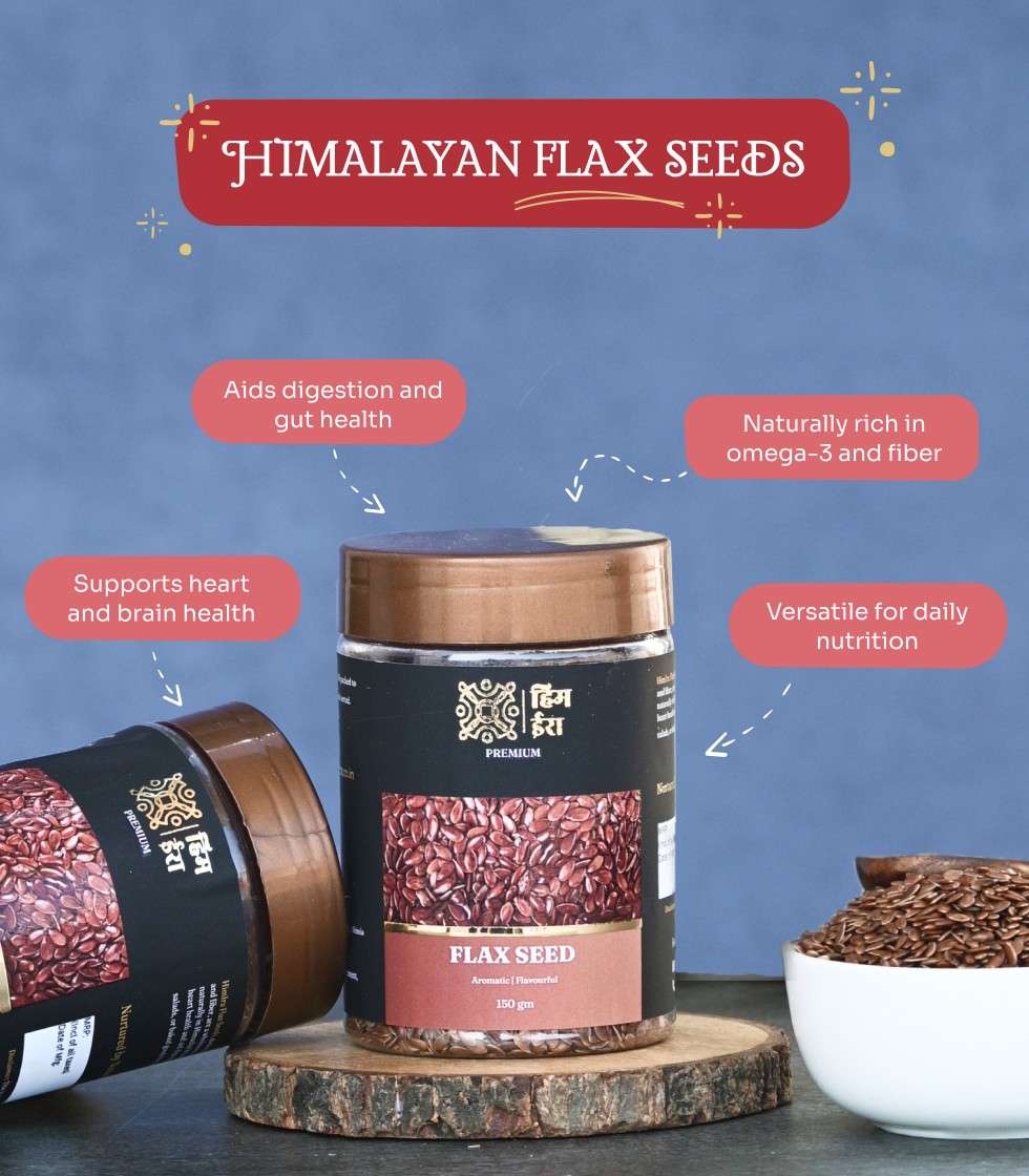 Flax Seeds – Pure and Natural Himalayan Tisi Seeds | 150gm view 2