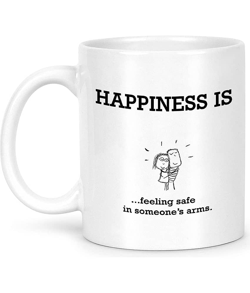 Idream Quote Printed Ceramic Coffee Mug 1 Pcs 330 mL view 2
