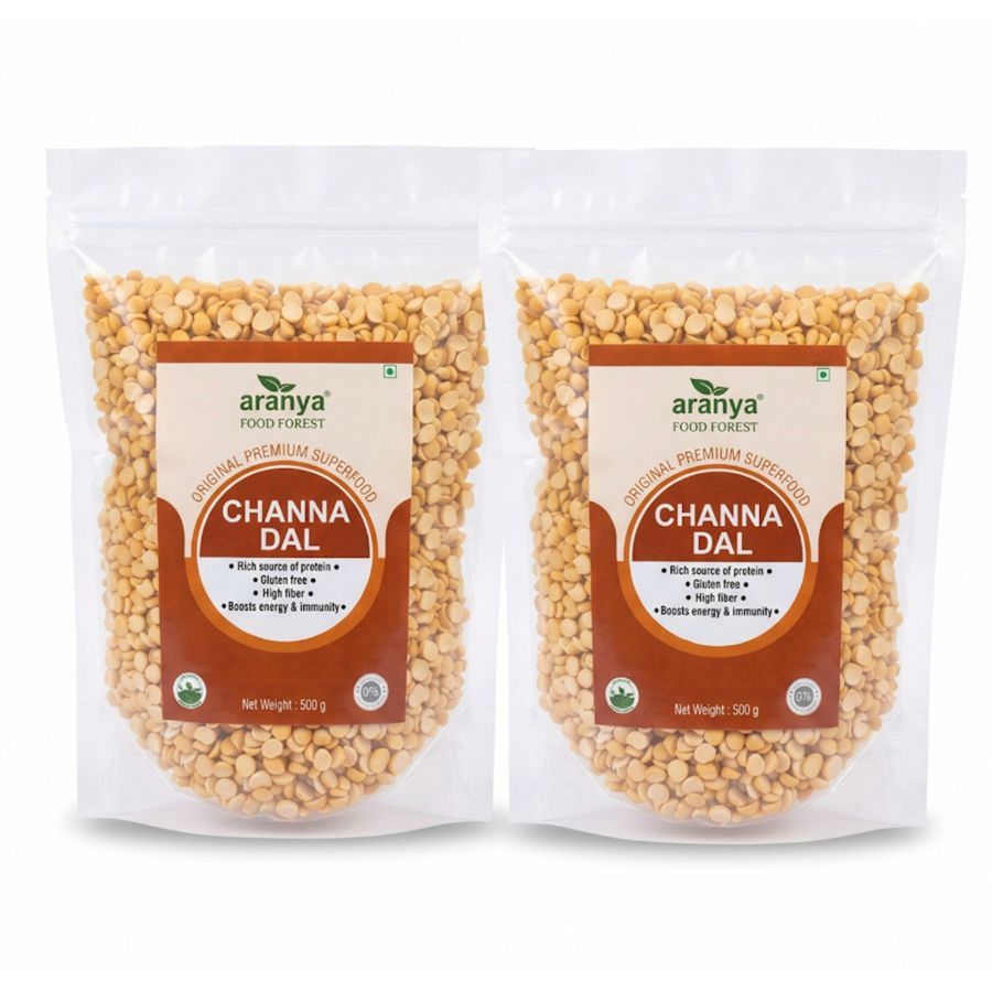 ORGANIC CHANA DAL PACK OF 2 - 1000 gm
