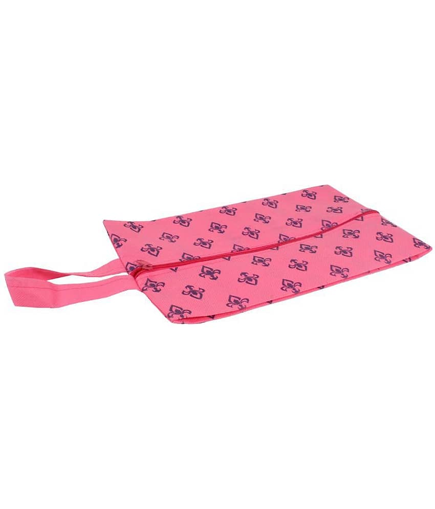 PrettyKrafts Shoe Cover, Shoe Bag with Center Zipper- Large (Set of 6 pcs) view 2