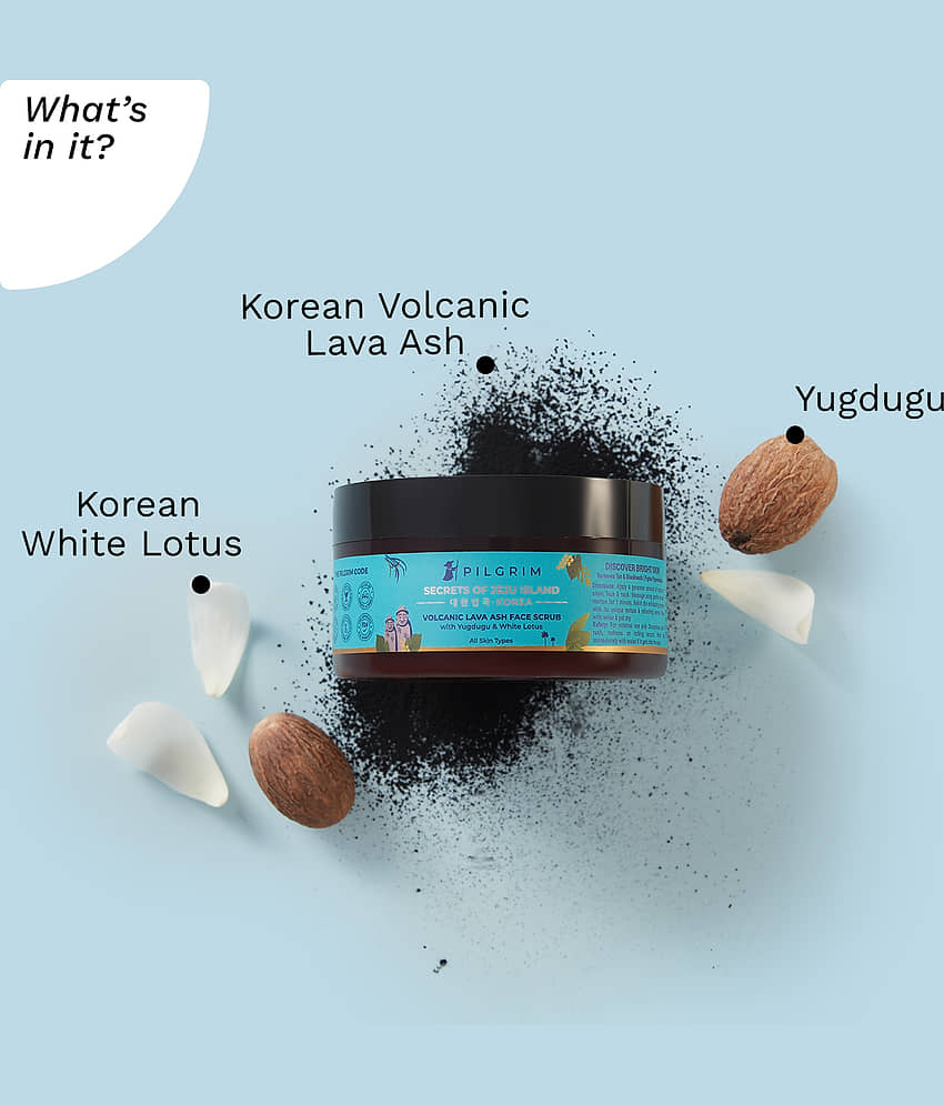 Pilgrim Volcanic Lava Ash Face Scrub Face Scrub,100g view 2