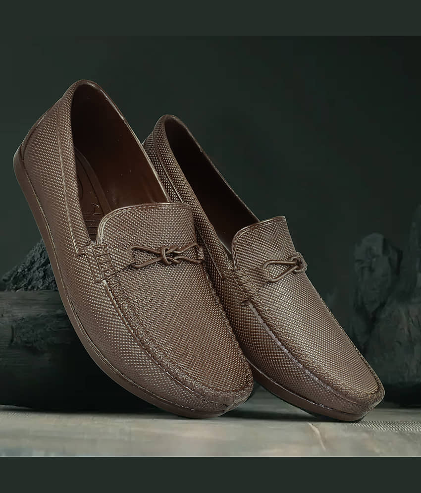 Ajanta Brown Men's Slip on Shoes view 2