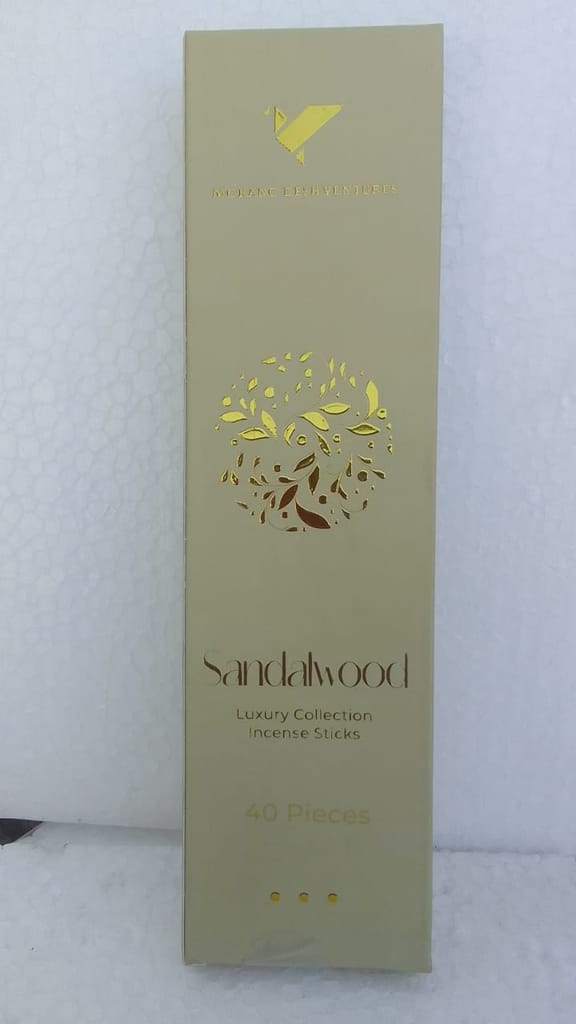 40 Sandalwood Luxury Incense Sticks Indian Agarbatti