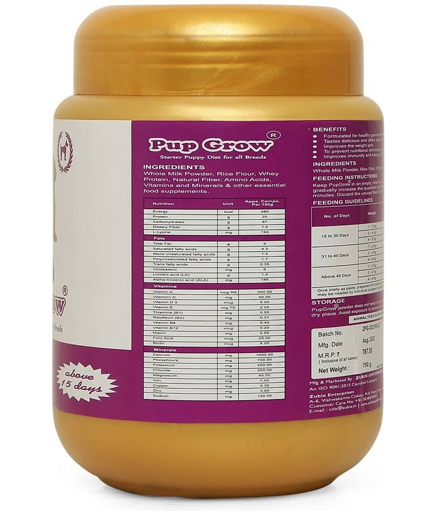 Pup Grow - Dry Dog Food Milk for Puppy ( 800 gms ) view 2
